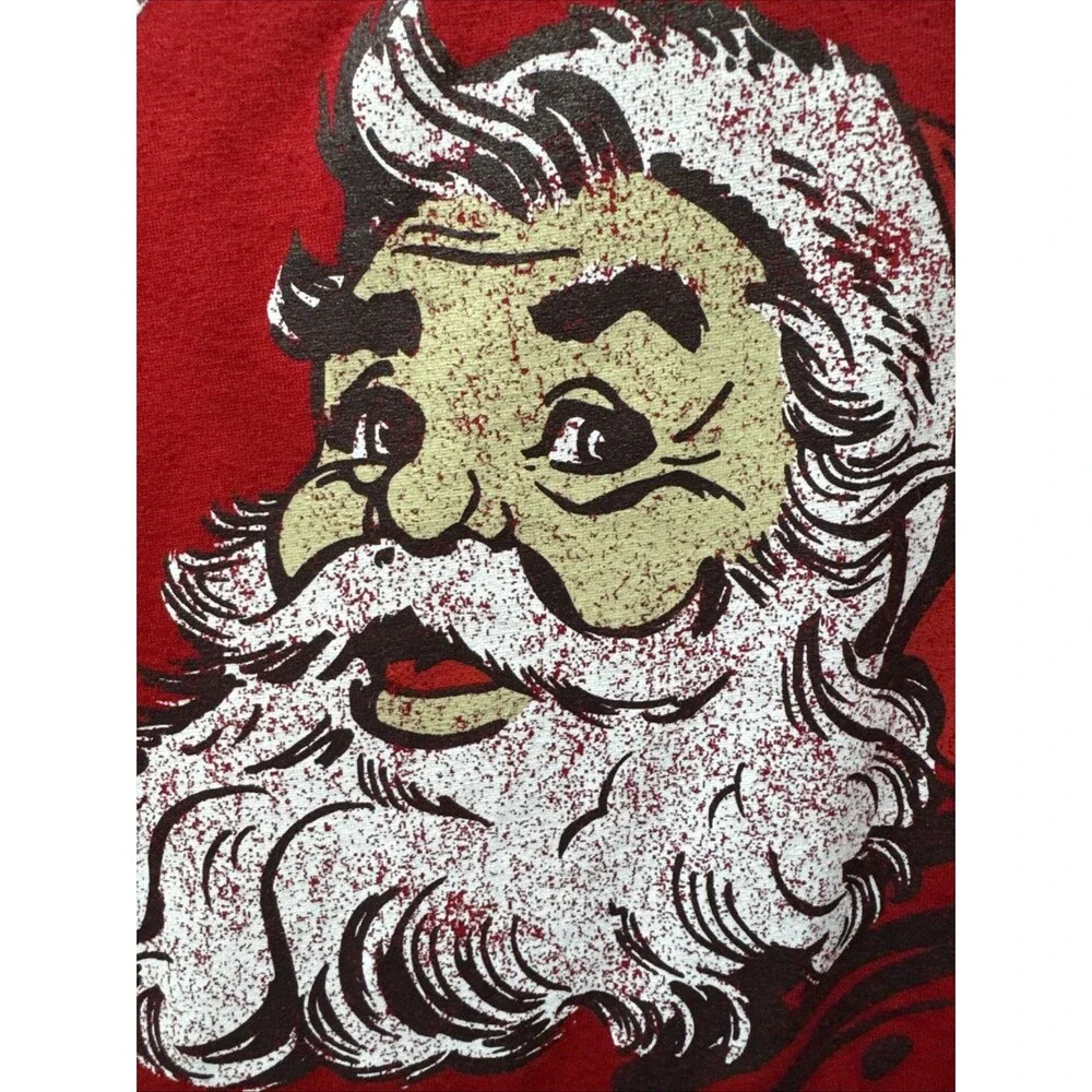 Christmas Santa T-Shirt Men’s 3XL Don't Stop‎ Believing Red Holiday Time Journey